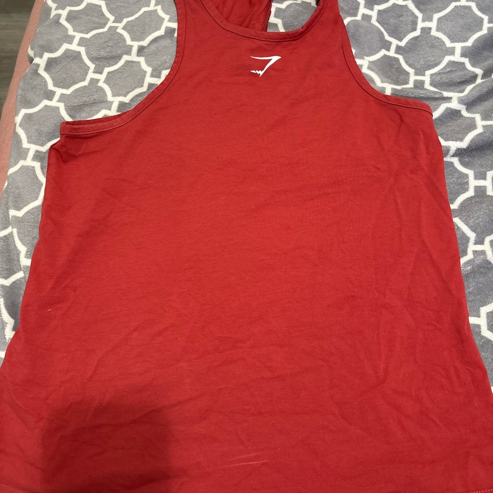 Gymshark Scarlet Sleeveless Top